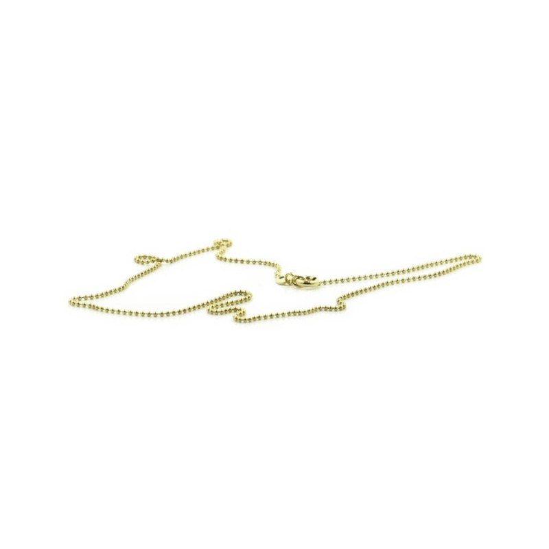 Gold-plated silver chain