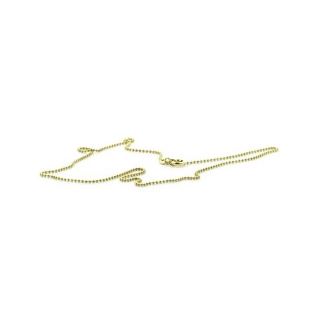 Gold-plated silver chain