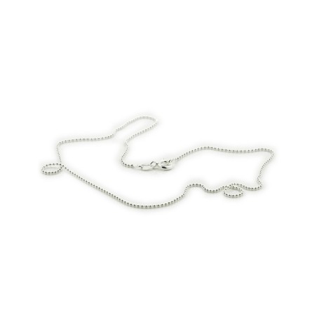 Polished silver chain