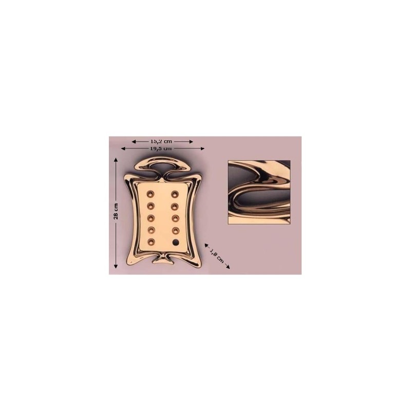 Placa timbre puntas diferentes