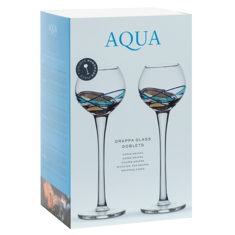 2 Copes Grappa Gaudí Aqua