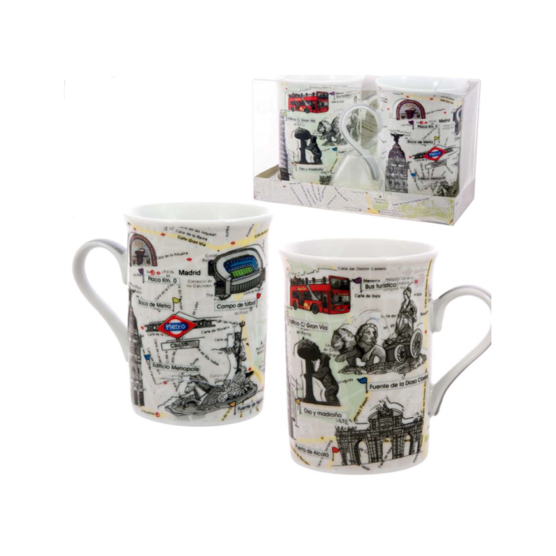 Set 2 mugs Madrid