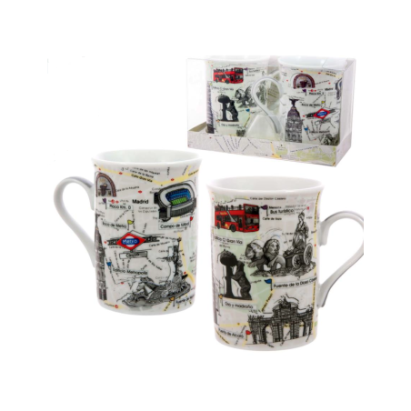 Set 2 mugs Madrid