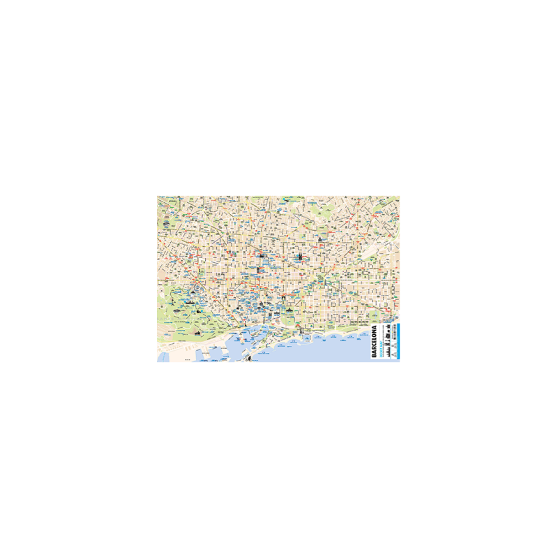 Barcelona Pocket Map - Unbreakable