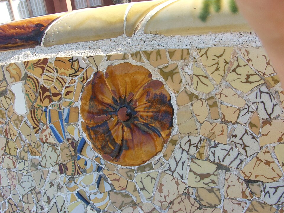Mosaico trencadís del Park Güell
